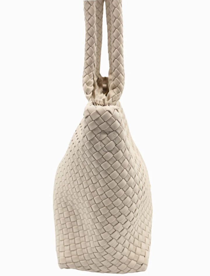 Deauville Tote Bag - Regular Size Ecru Bags zjoosh   