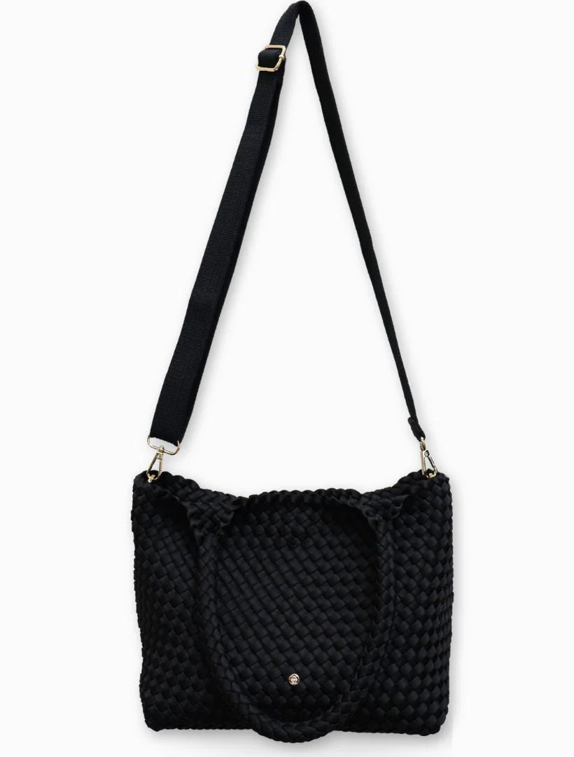Deauville Tote Bag - Regular Size Black Bags zjoosh   