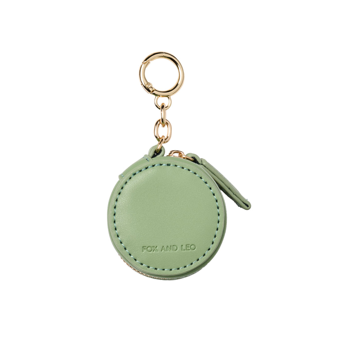 Eye Catcher charm with microfibre cleaning cloth - Sage Fox and Leo