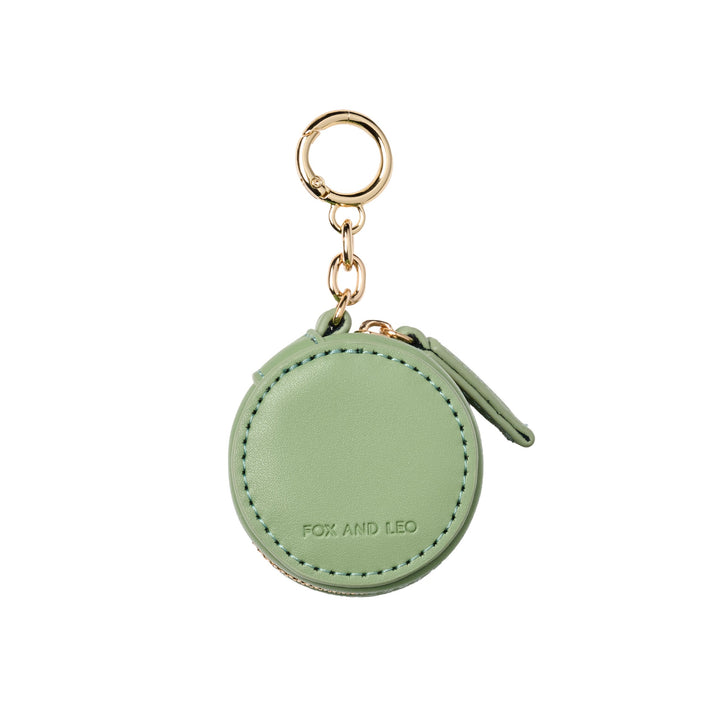 Eye Catcher charm with microfibre cleaning cloth - Sage Fox and Leo