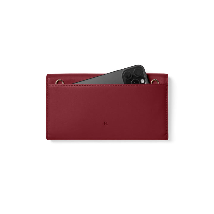 The Traveller 2.0 - Burgundy Wallet Fox and Leo