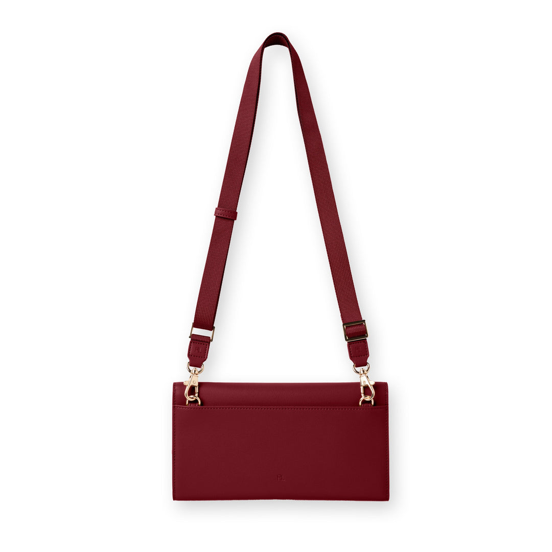 The Traveller 2.0 - Burgundy Wallet Fox and Leo