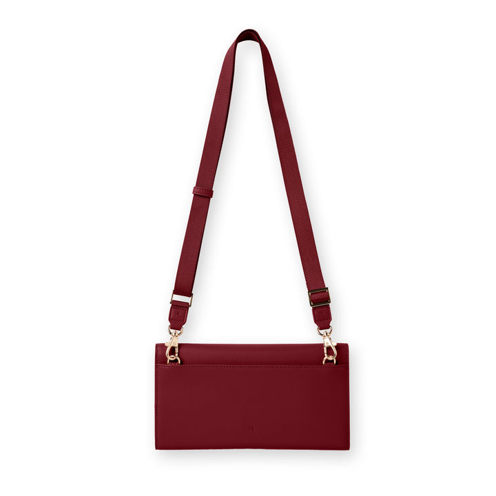 The Traveller 2.0 - Burgundy Wallet Fox and Leo