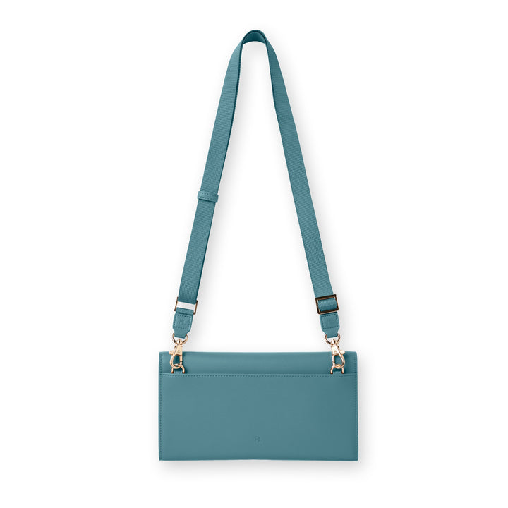 The Traveller 2.0 - Teal Wallet Fox and Leo