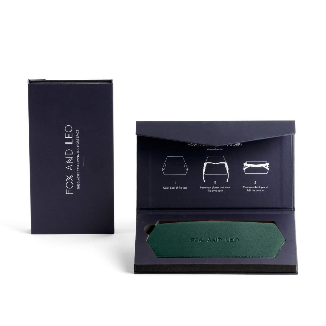 Fox and Leo glasses case - Forest Fox and Leo
