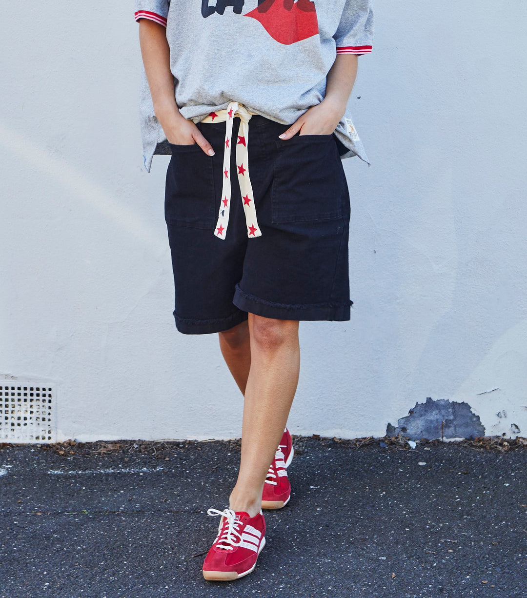 WEEKEND STRETCH SHORT - BLACK hammill & Co