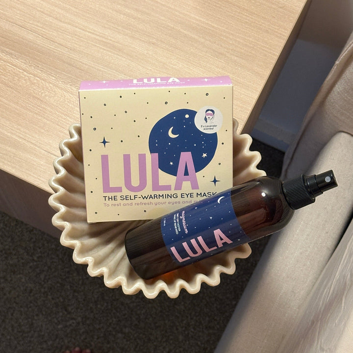 NEW Lula Magnesium Spray 250ml Lula Eye Mask