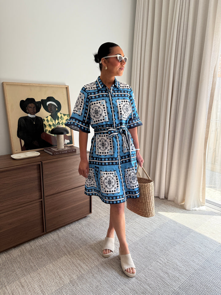 submerge dress - bay scarf Zoe Kratzmann