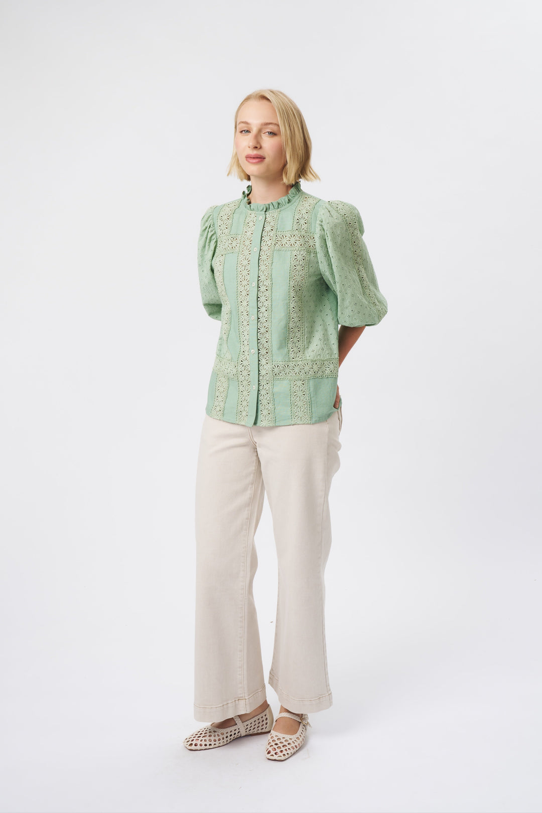 Isabella Shirt - Grape Green