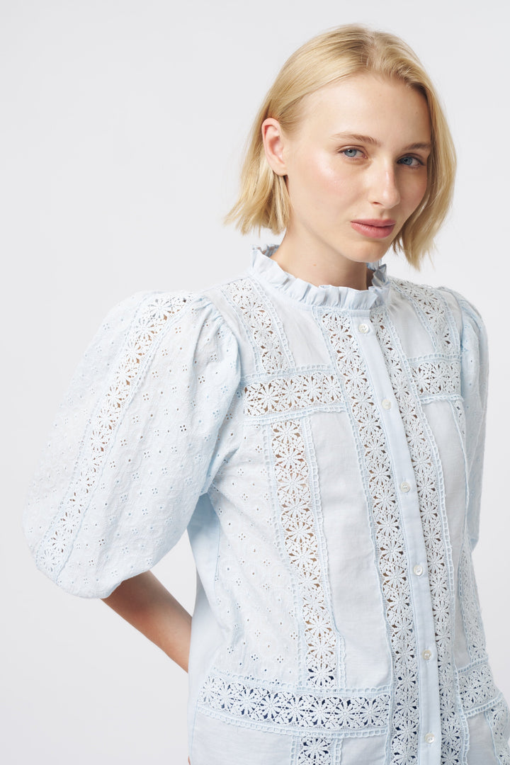 Isabella Shirt - Powder Blue