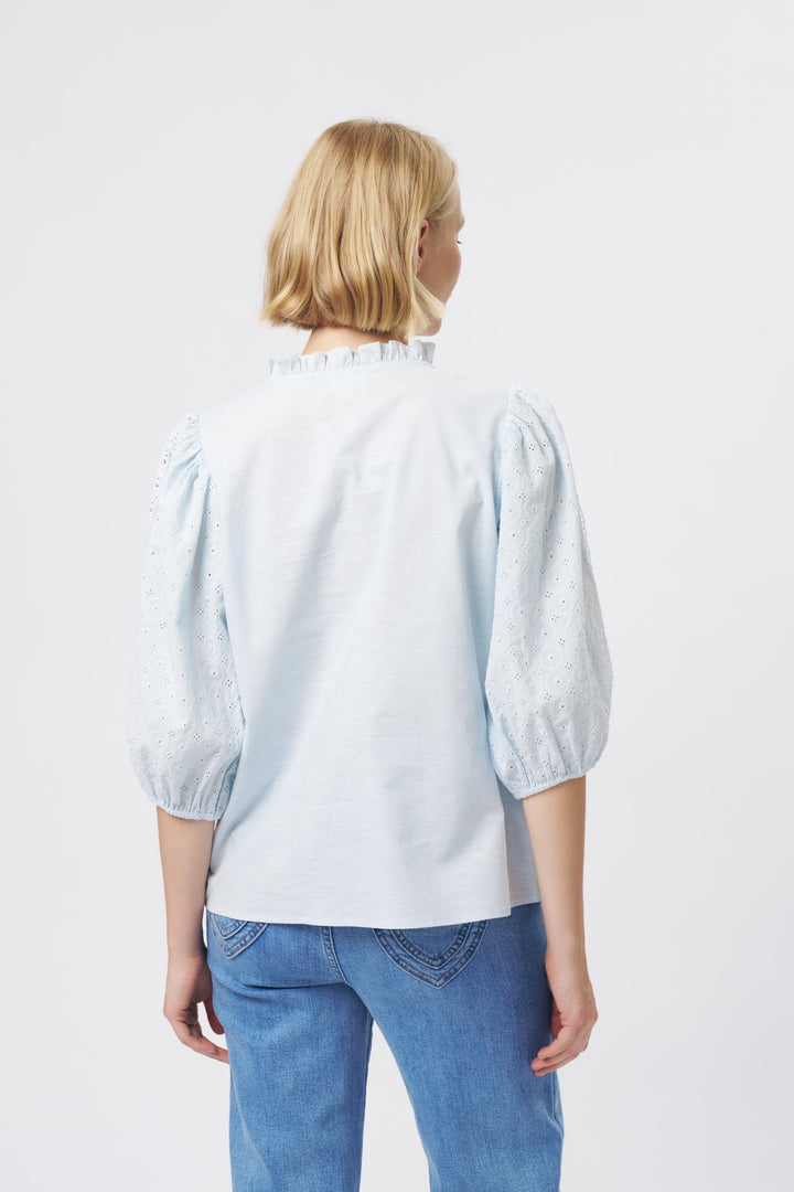 Isabella Shirt - Powder Blue
