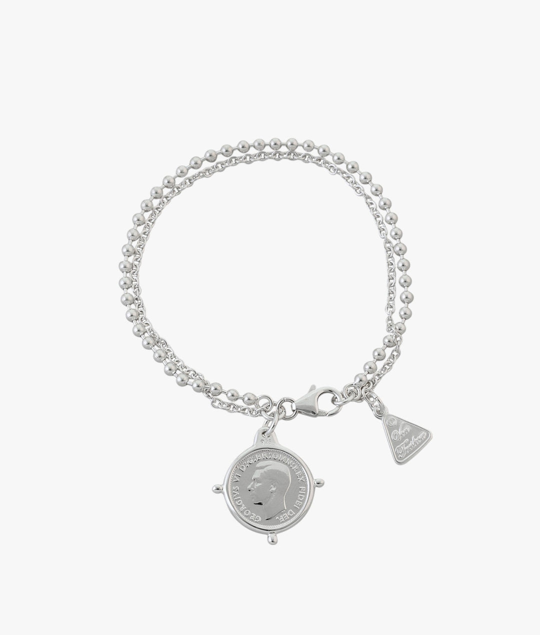 Combination chain bracelet with threepence Von Treskow