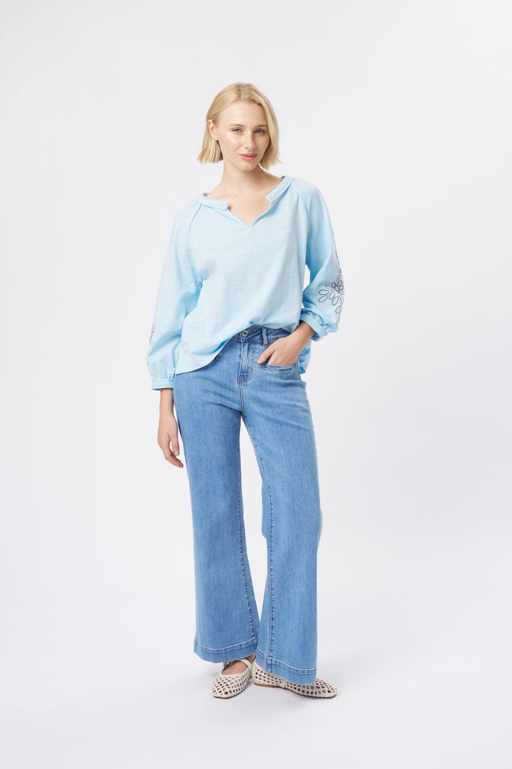 Kimberley Top - Azure Blue