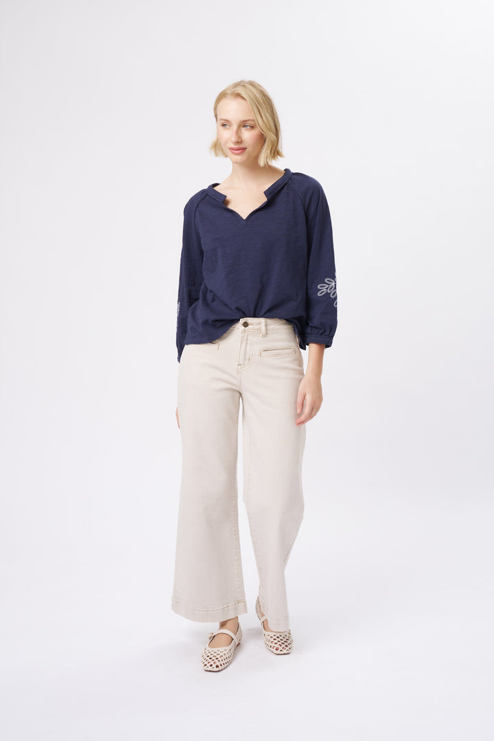 Kimberley Top - Shadow Blue