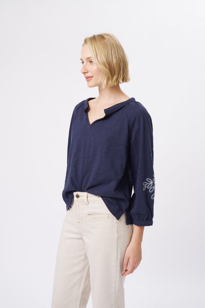 Kimberley Top - Shadow Blue