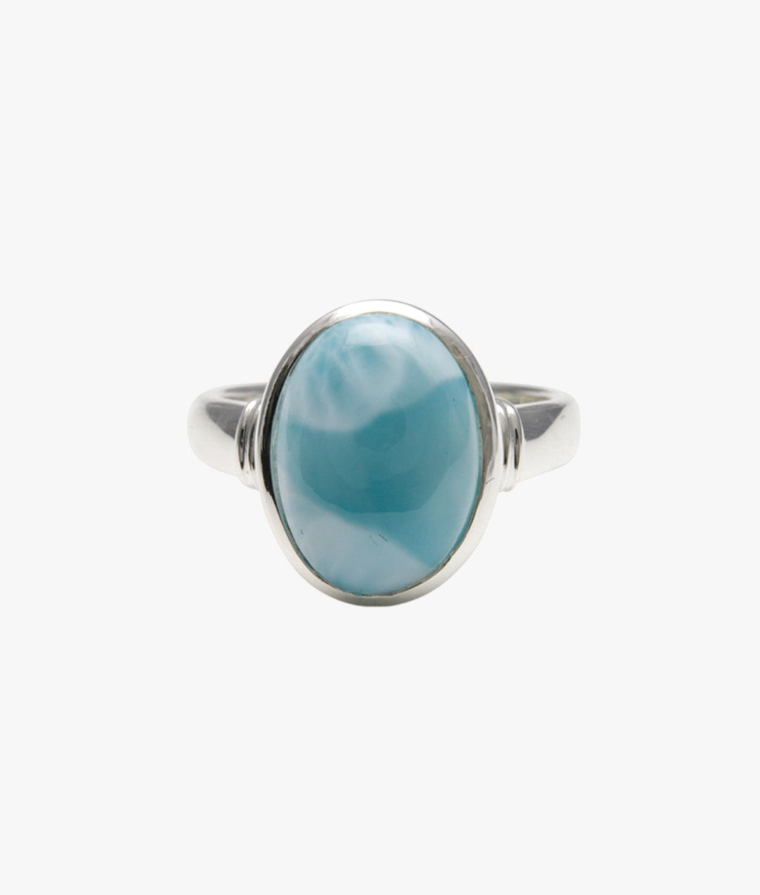 Oval larimar ring (14mm x 10mm) Von Treskow