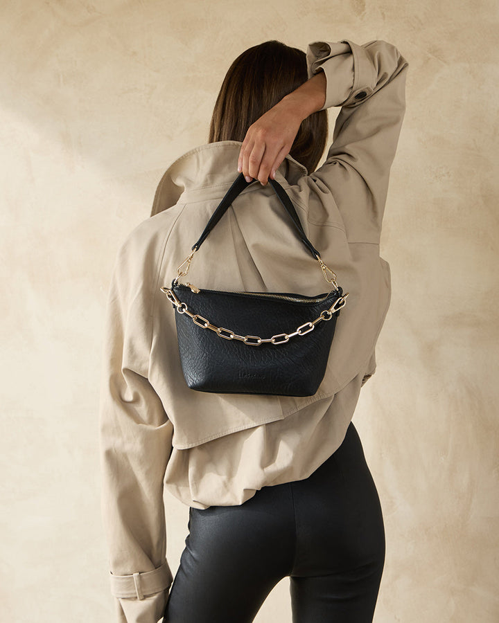 Leyton Crossbody - Black Handbag Elms and King