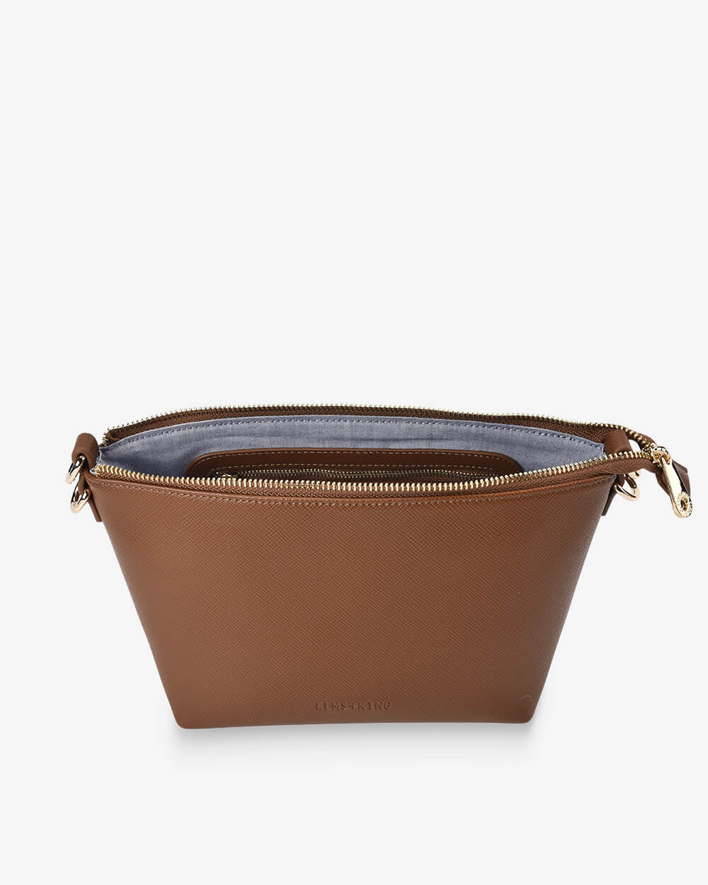 Leyton Crossbody - Tan Saffiano Handbag Elms and King