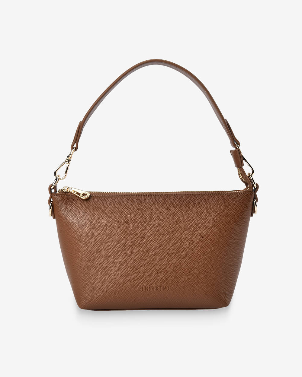 Leyton Crossbody - Tan Saffiano Handbag Elms and King
