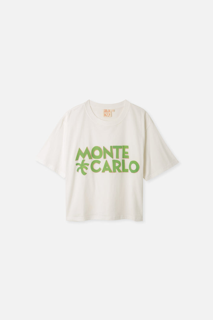 Monte Carlo Boxy Crop Tee