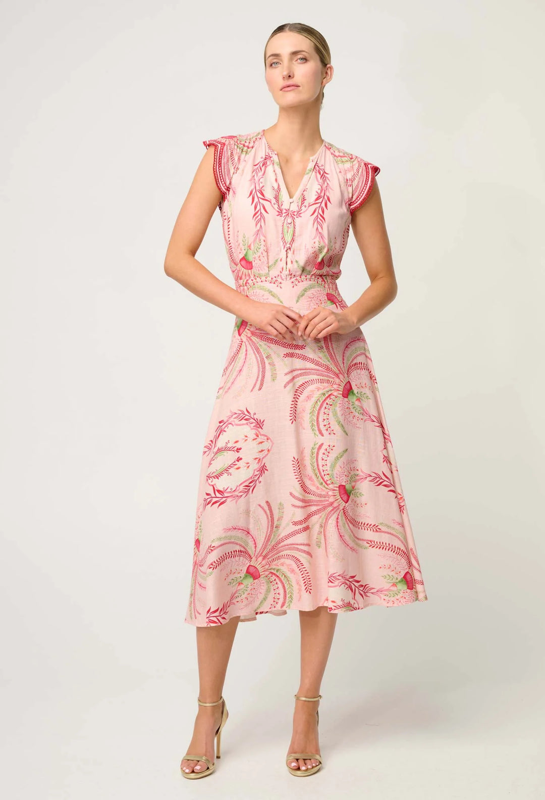 Estrella Viscose Skirt - Palmarosa skirt Once Was