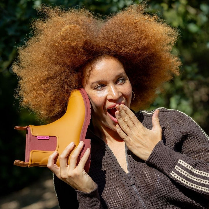 Bobbi Ankle Boot // Ochre
