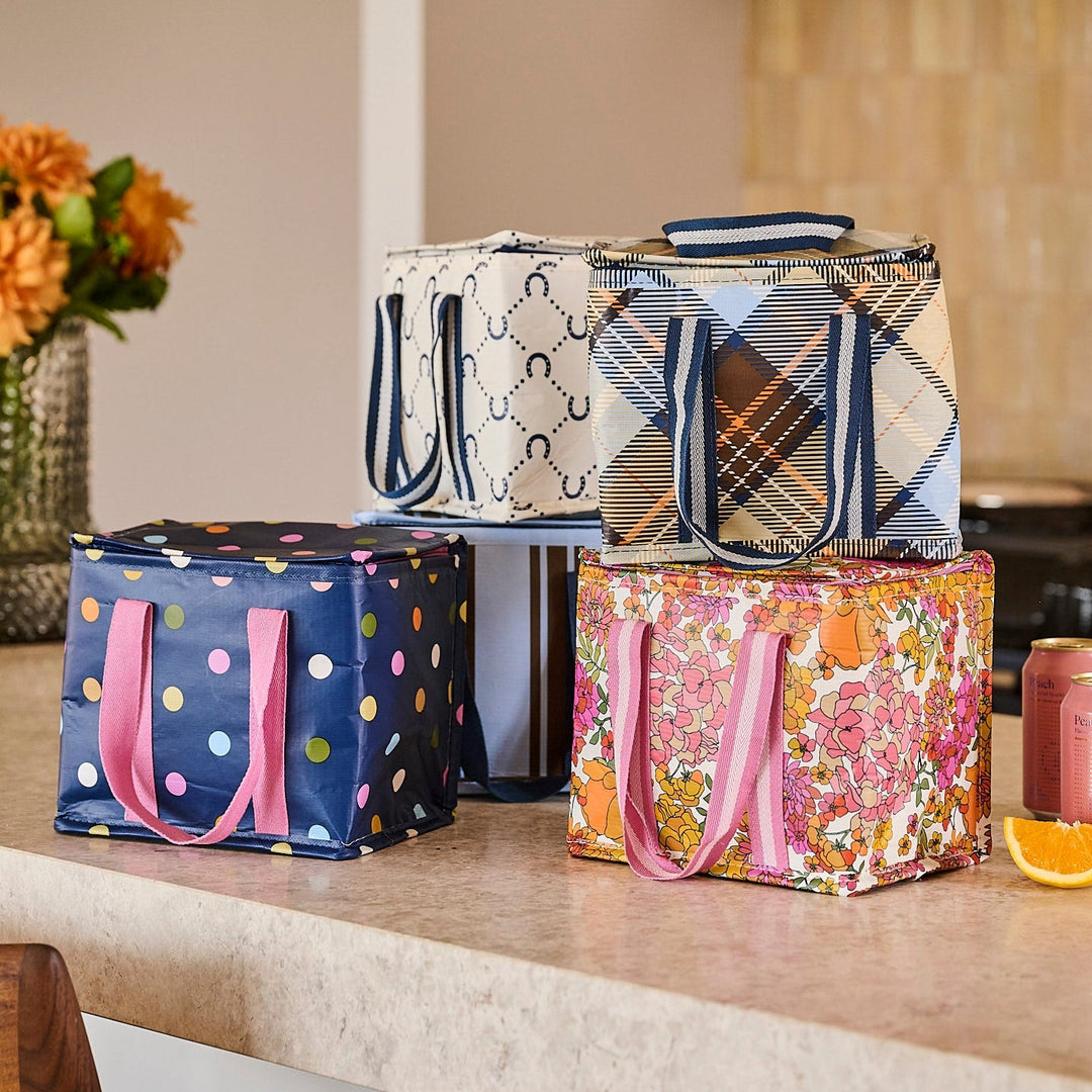 Mini Insulated Tote – Oxford Stripe