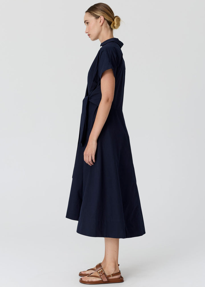 Elina Wrap Shirt Dress