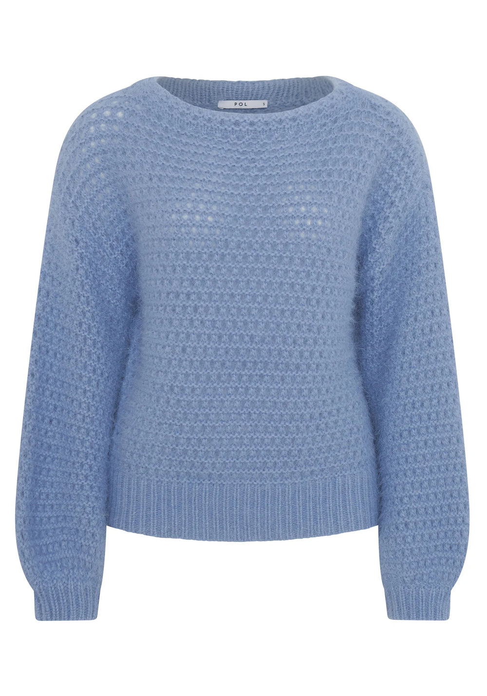 Genus Pointelle Knit - Light Blue knit POL   