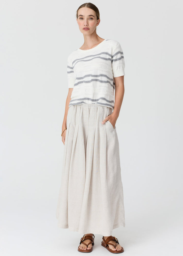Liana Tee Textured Stripe