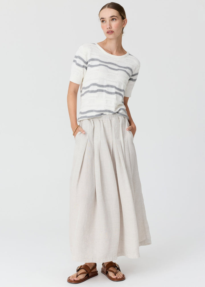 Liana Tee Textured Stripe