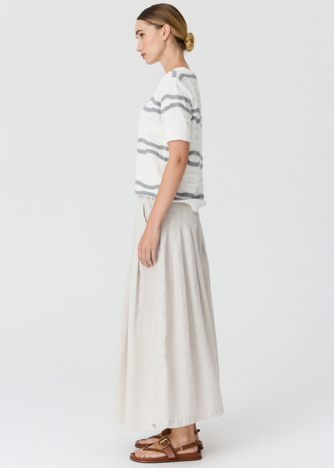 Liana Tee Textured Stripe