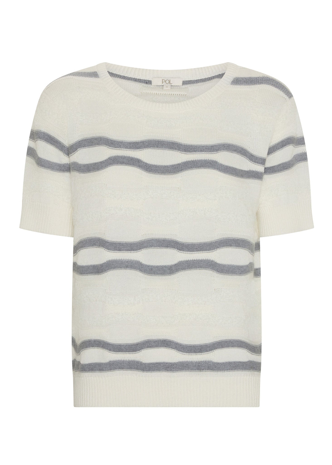 Liana Tee Textured Stripe