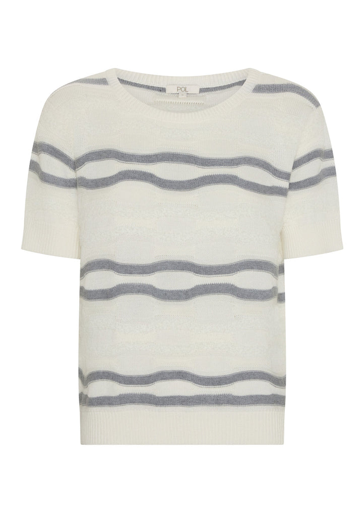 Liana Tee Textured Stripe