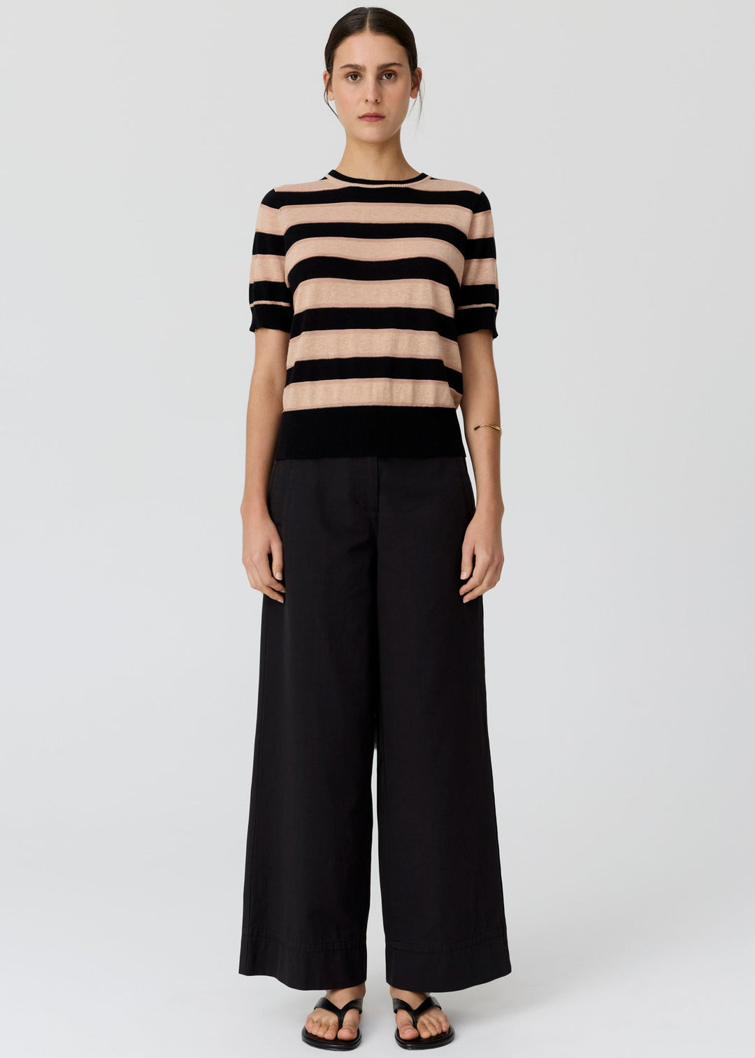 Darcey Stripe Knit Tee