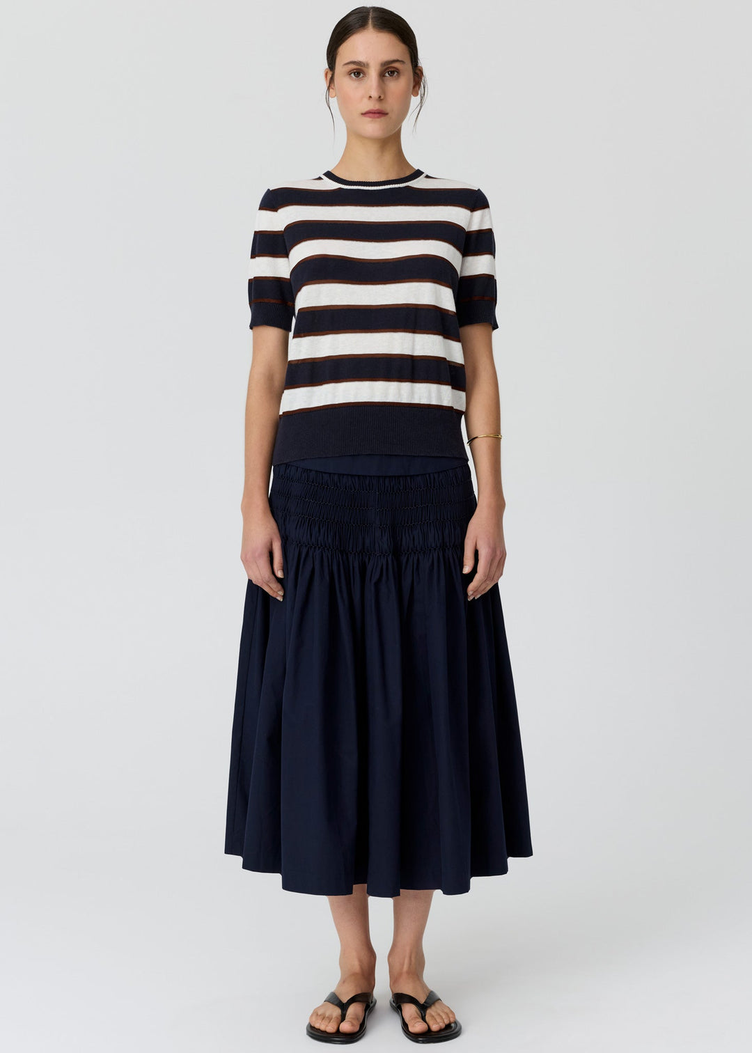 Darcey Stripe Knit Tee