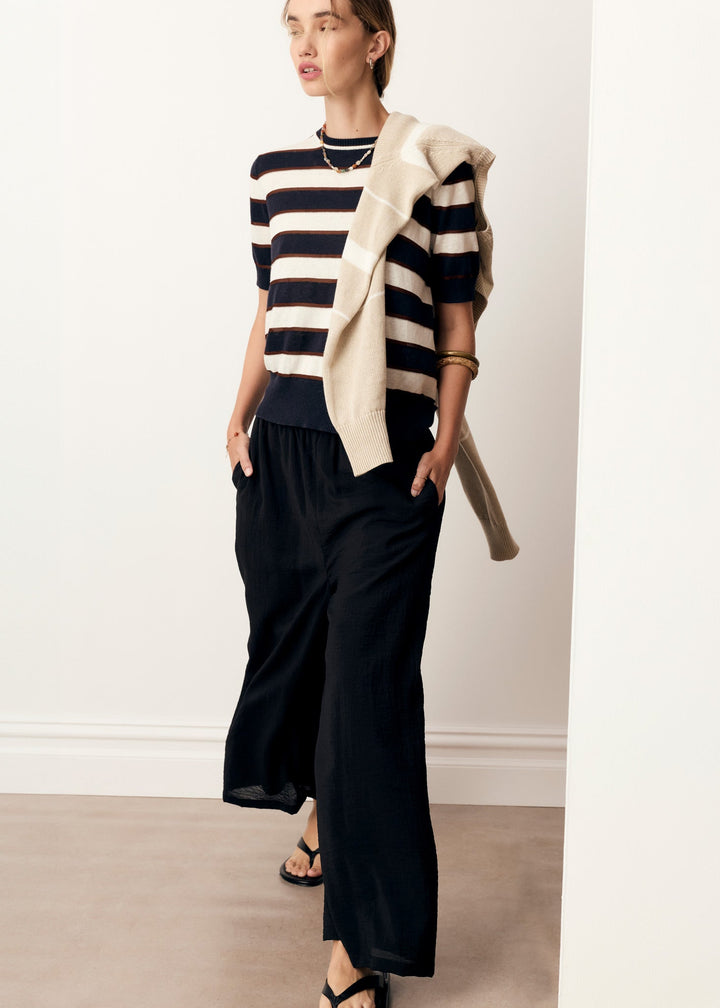 Darcey Stripe Knit Tee