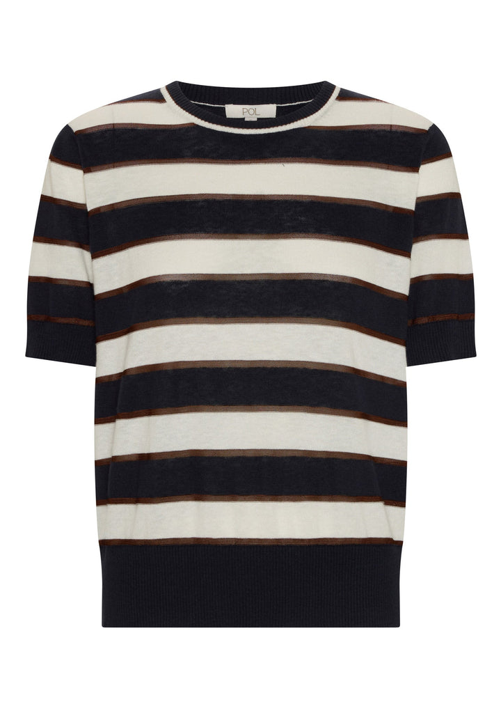 Darcey Stripe Knit Tee