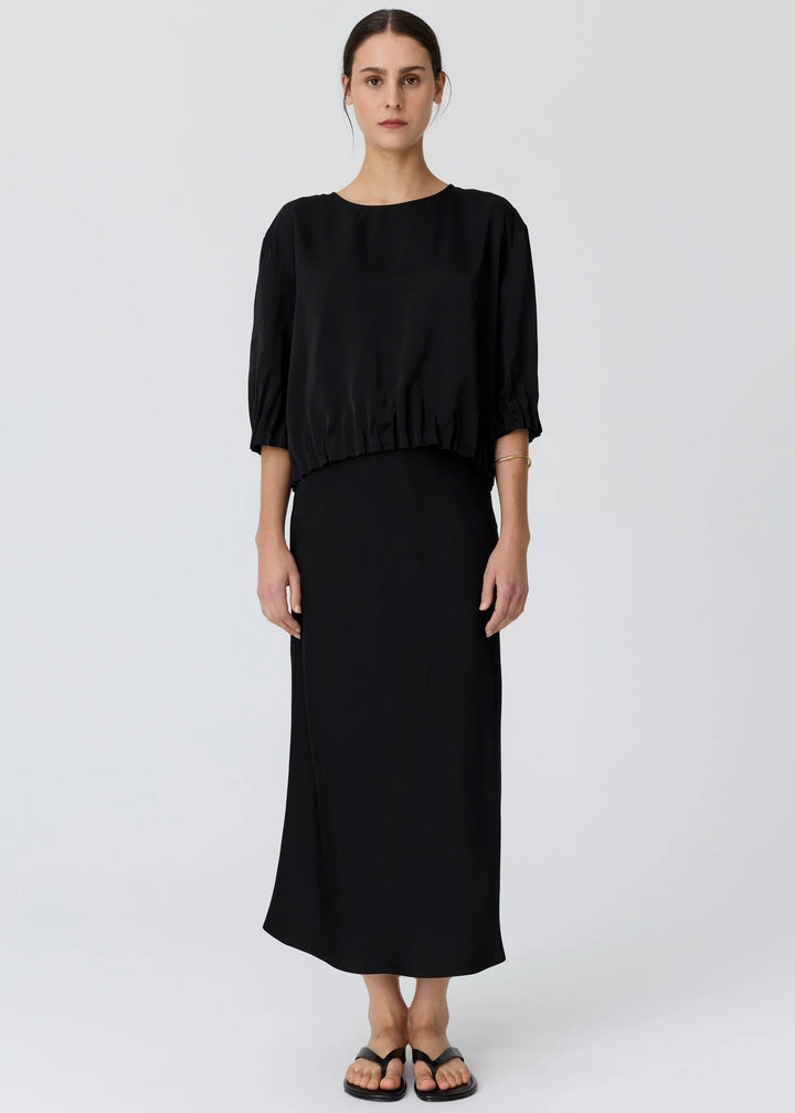Innes Bias Skirt - Black