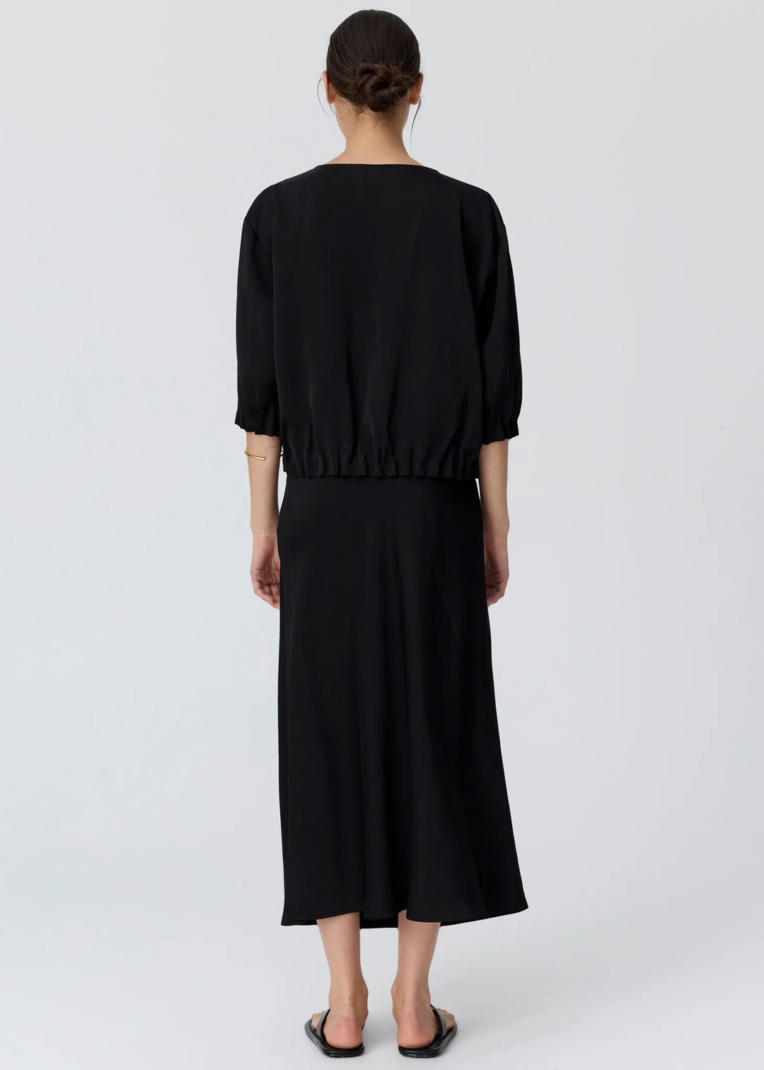Innes Bias Skirt - Black