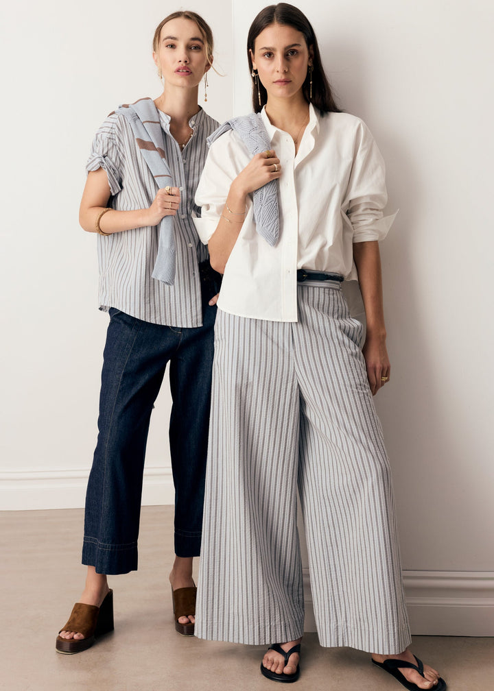 Bay Pant - Stripe Stanleyandstone