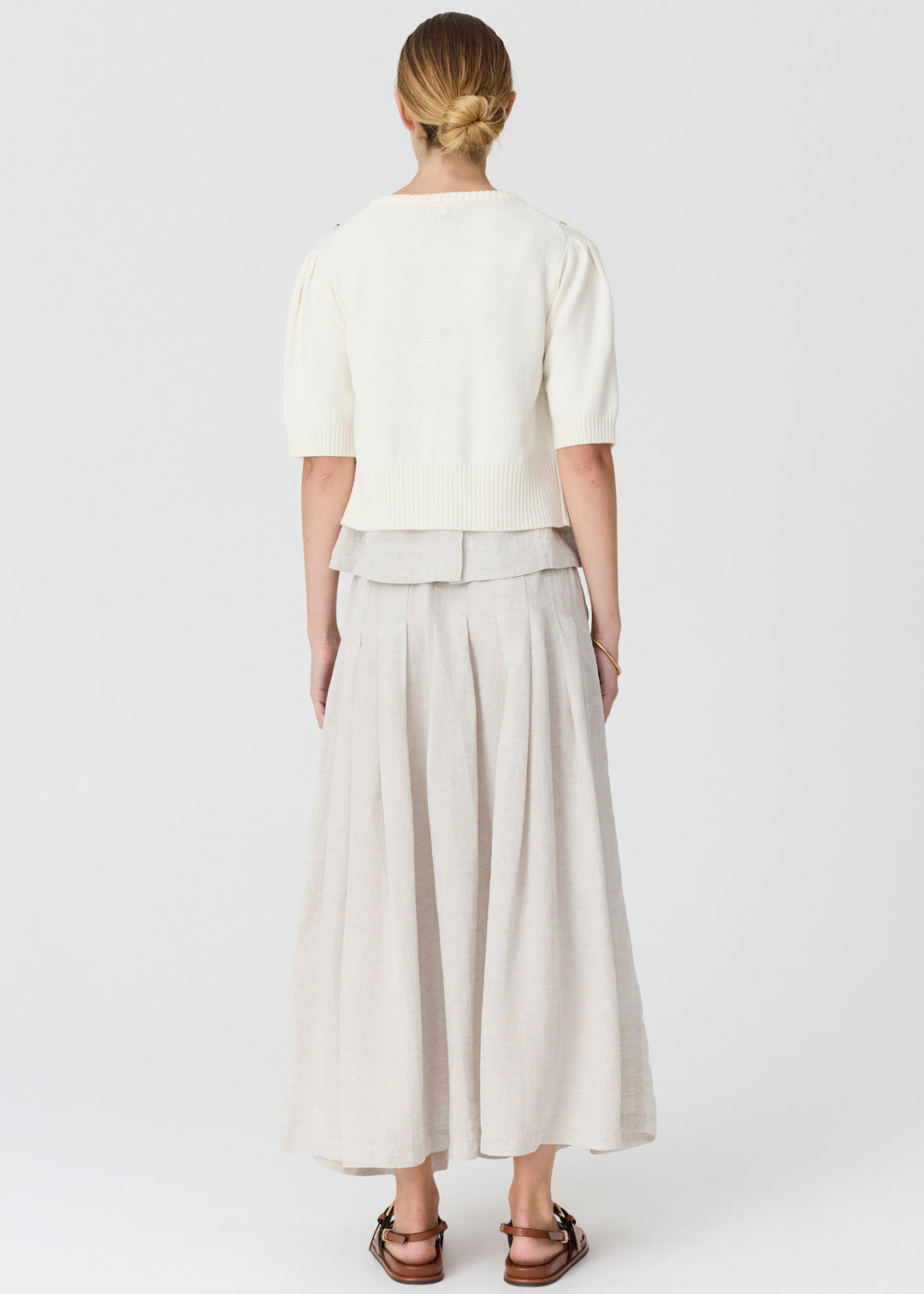 Viloa Beaded Short Sleeve Cardigan