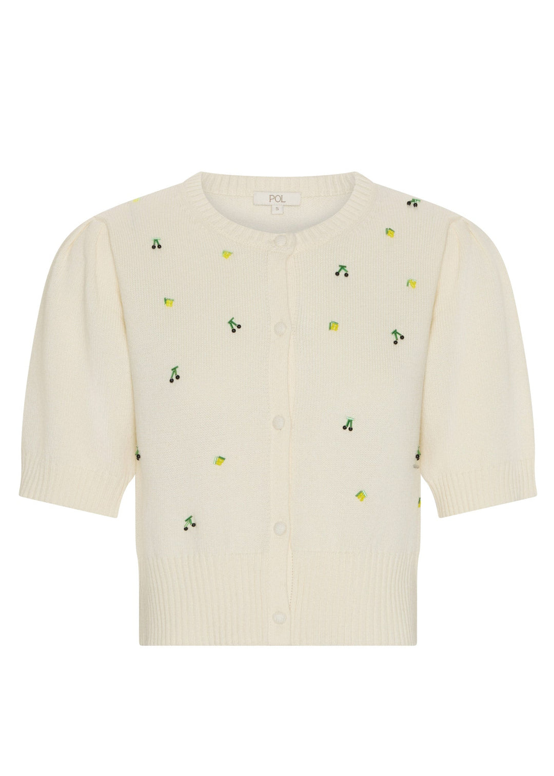 Viloa Beaded Short Sleeve Cardigan