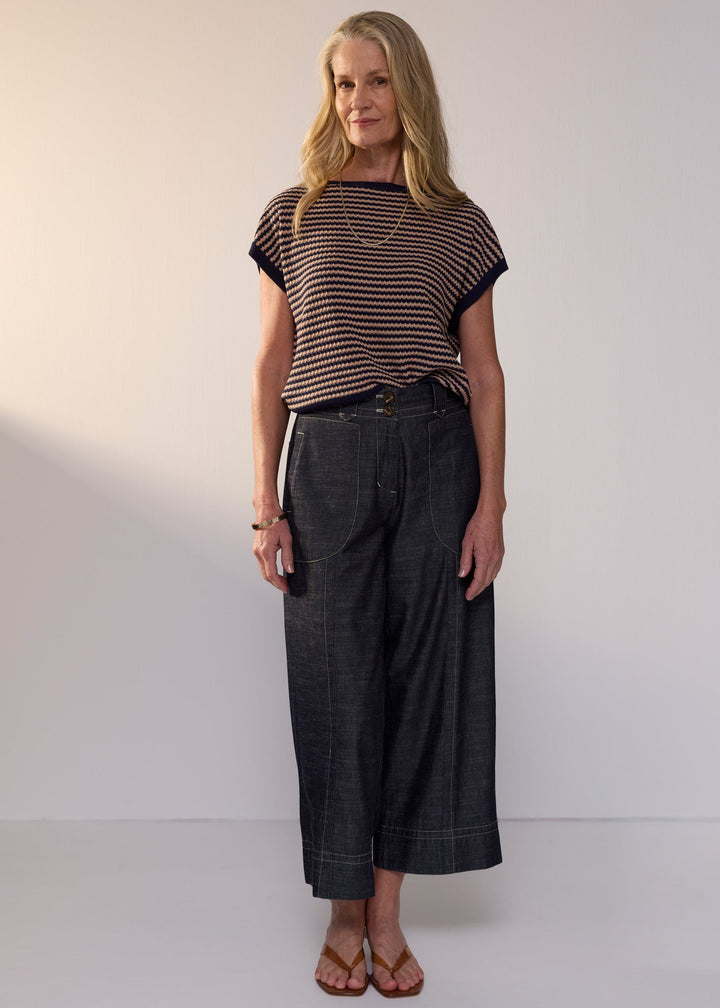 Naia Wobble Stripe Tee
