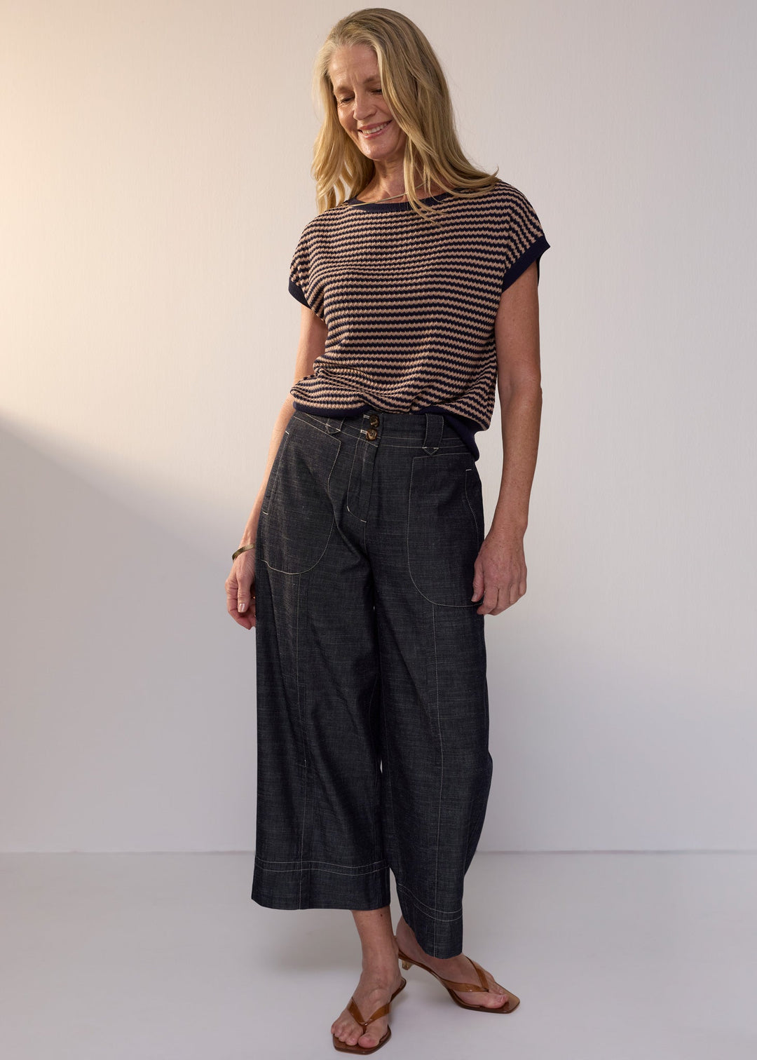 Naia Wobble Stripe Tee
