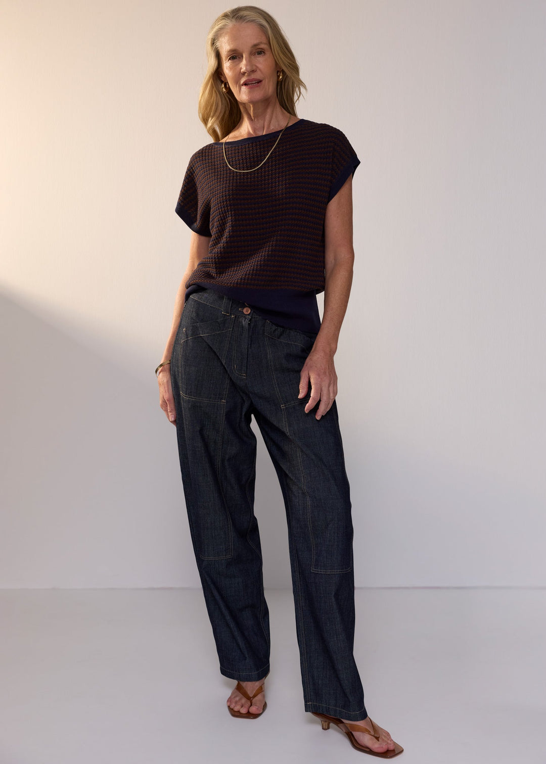 Naia Wobble Stripe Tee