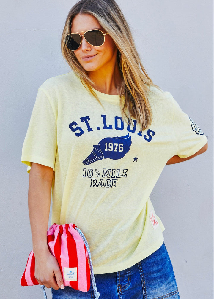 ST LOUIS TEE - LEMON hammill & Co