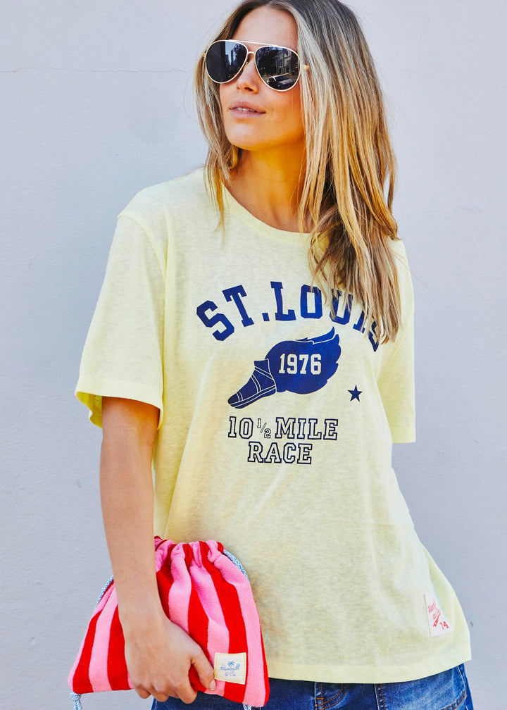 ST LOUIS TEE - LEMON hammill & Co