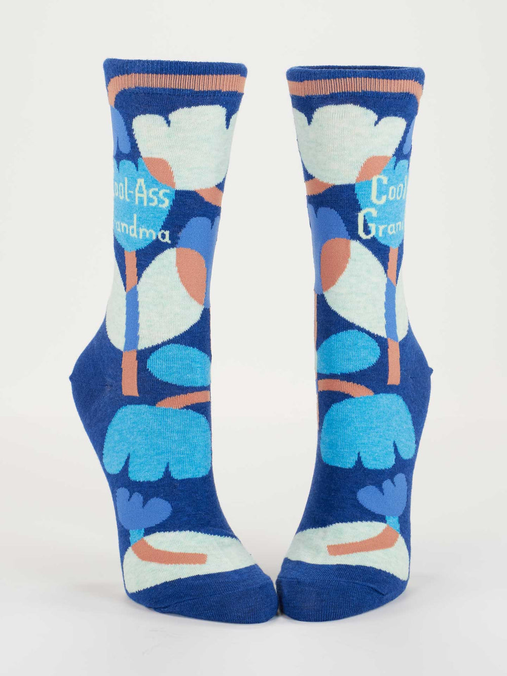 Cool-A** Grandma Women's Crew Socks BlueQ Blue Q Socks