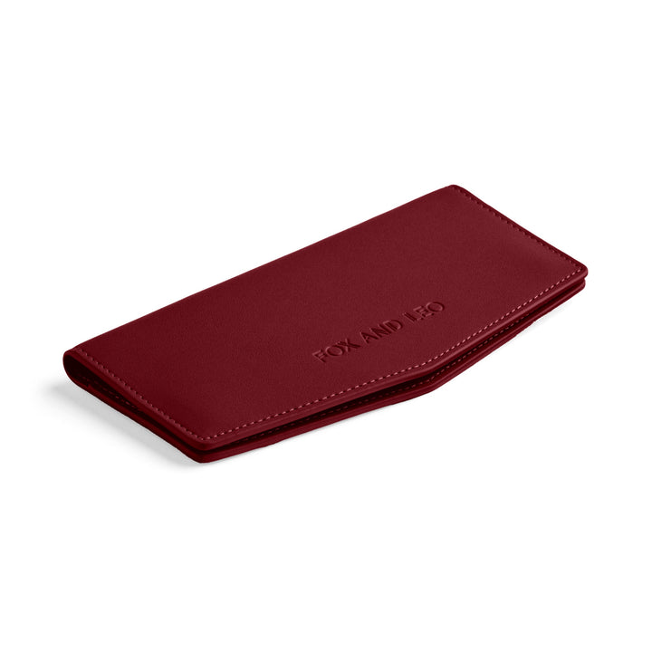 Swallet Wallet - Burgundy Wallet Fox and Leo